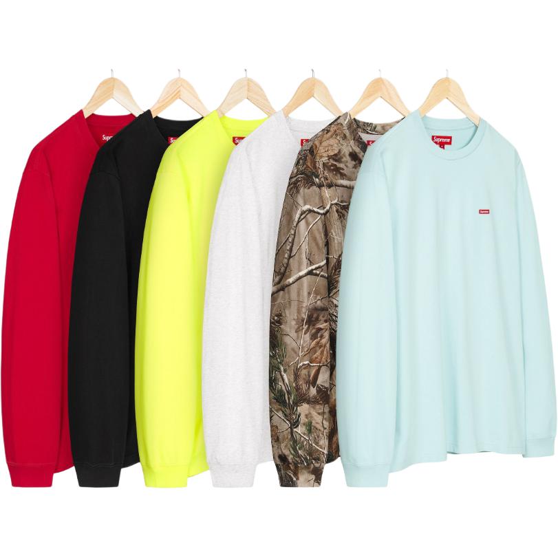 FW25 НЕДЕЛЯ 13 Маленькая футболка с длинными рукавами, унисекс Supreme, mint синий — фото 4