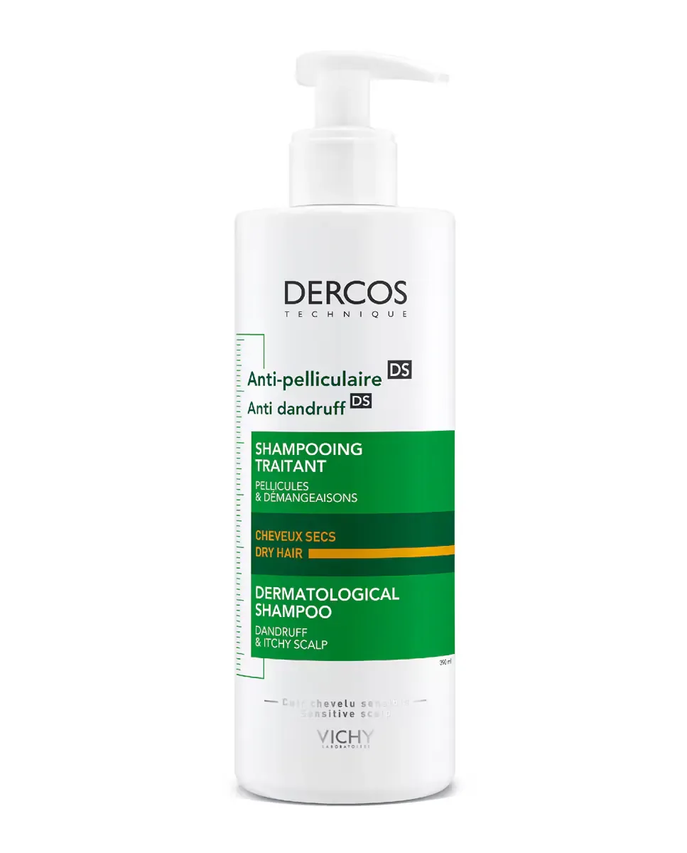Шампунь против перхоти для сухих волос Dercos Technique 390 мл Vichy