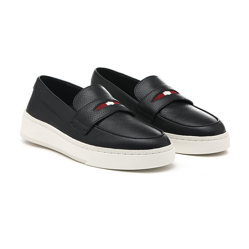 Мужские туфли BALLY Men's Casual Shoes Men Low-Top Black — фото 3