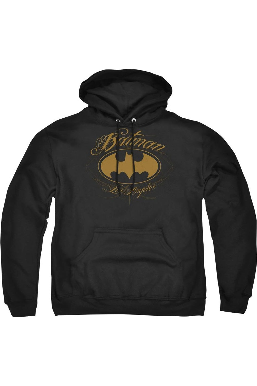 

Batman La Adult Pull Over Hoodie / Толстовка с капюшоном Gildan, черный