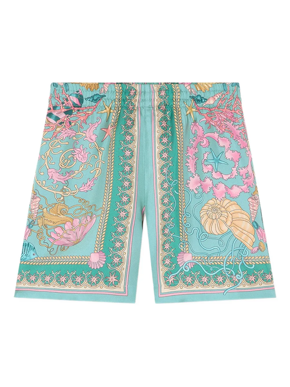 

Шорты Underwater Barocco Versace Kids, зеленый
