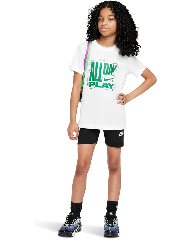 Футболка Nike Kids Sportswear All Day Play T-Shirt, белый — фото 4
