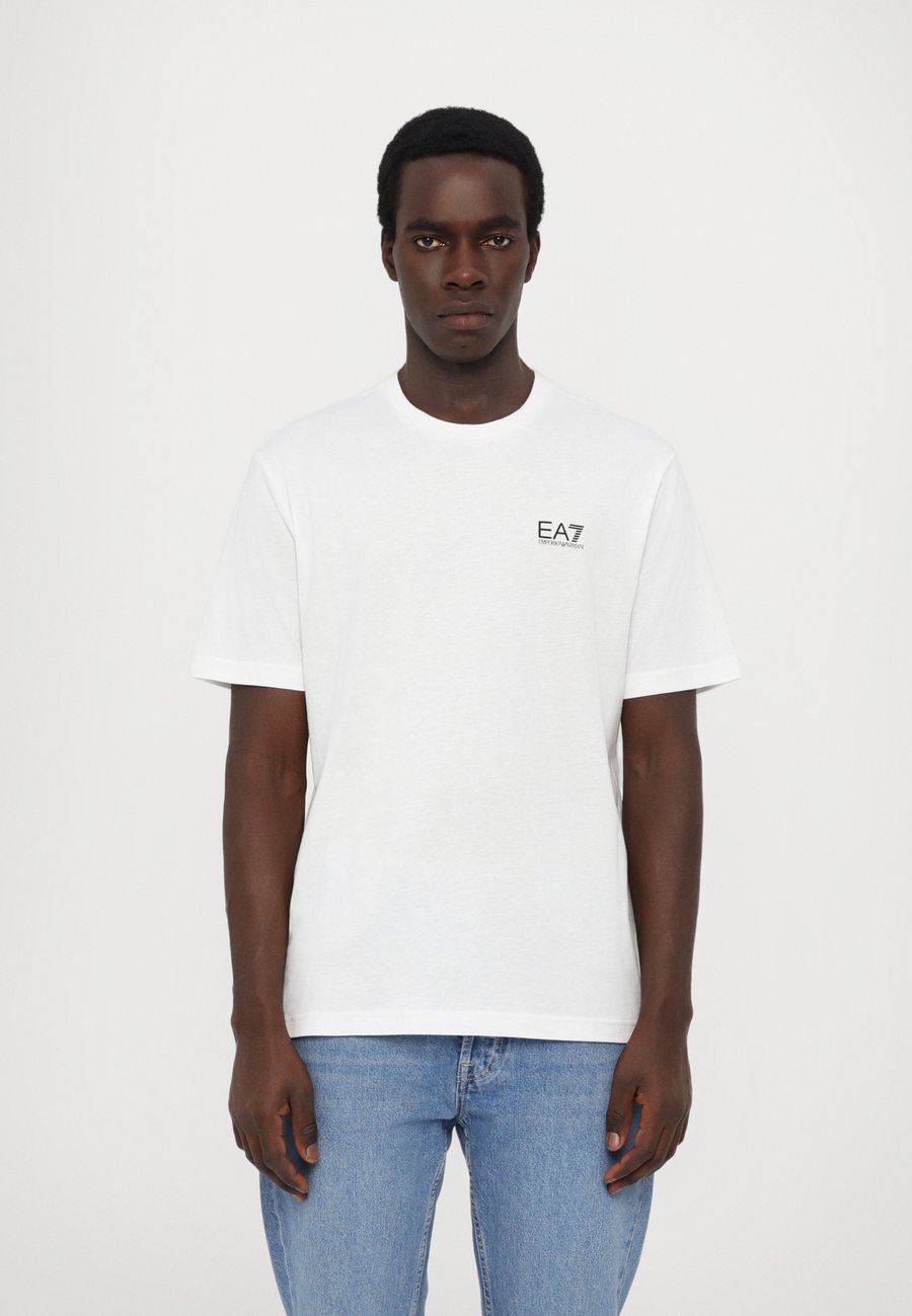 

Футболка EA7 Emporio Armani Print T-shirt, White/Black/White, Белый, Футболка EA7 Emporio Armani Print T-shirt, White/Black/White