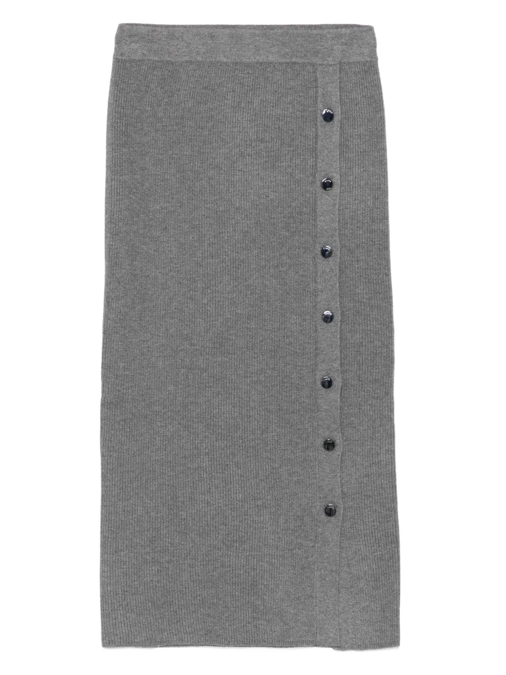 

Юбка в рубчик с пуговицами Liu Jo, серый