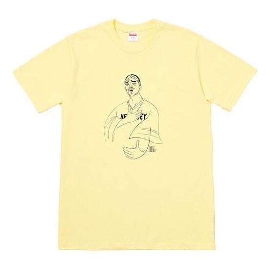

Футболка ss18 prodigy pale yellow tee Supreme, желтый