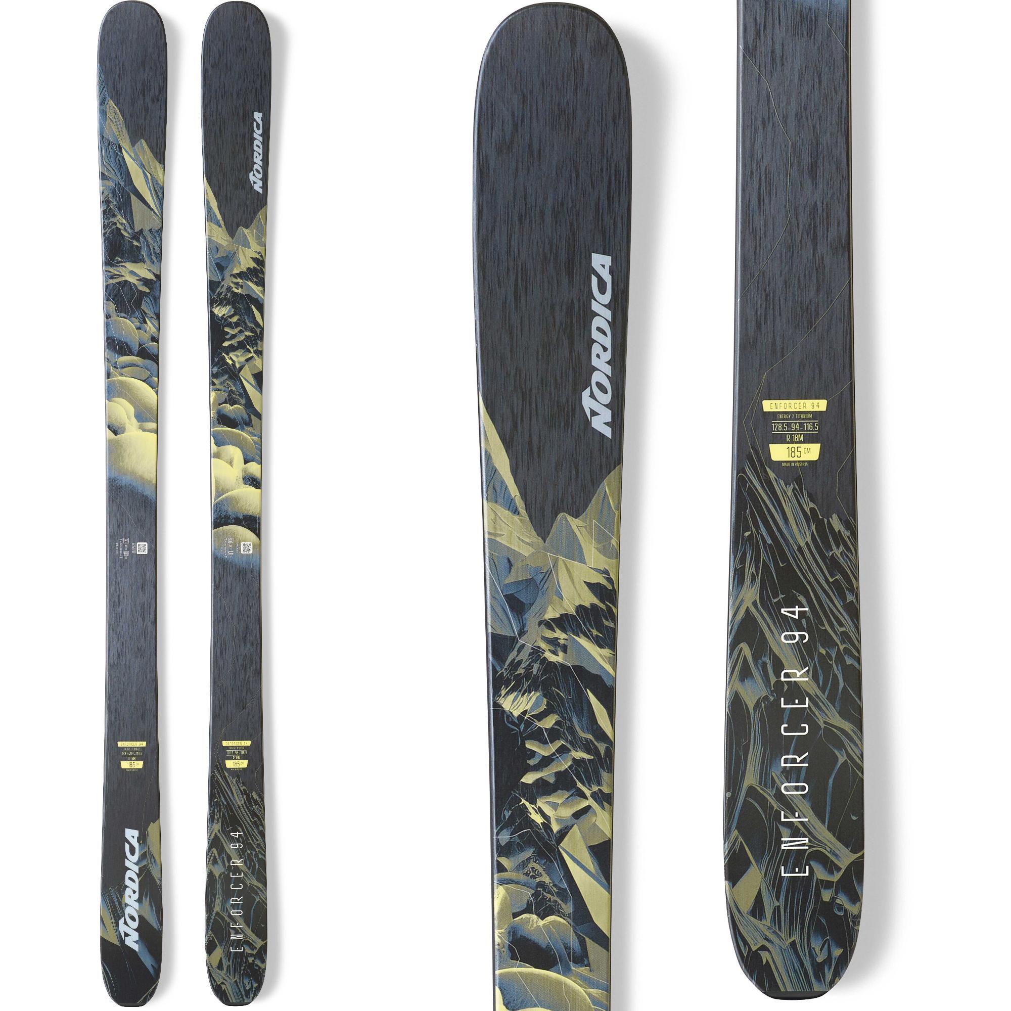 

Мужские лыжи Enforcer 94 '25 Nordica, Black/Yellow/Blue