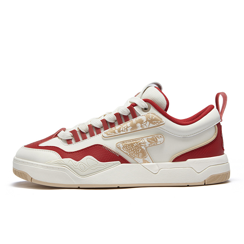 

FILA FUSION Низкие кроссовки для скейтбординга Nollie CNY, мужские, белые, красные