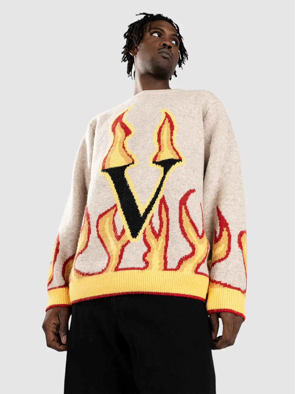 

Фергаделический свитер Volcom, белый
