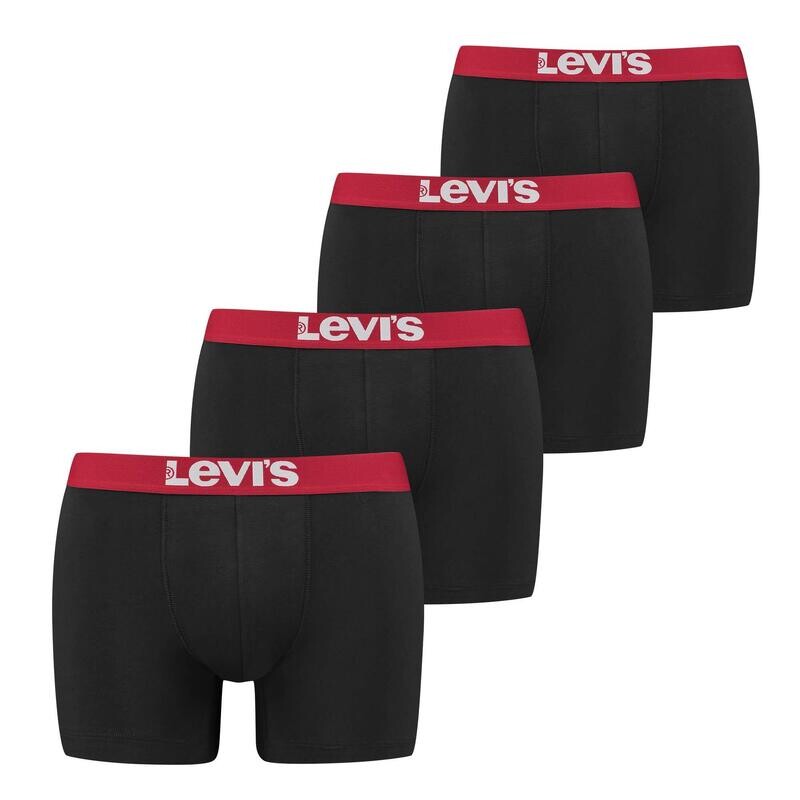 

Трусы-боксеры Levi'S, цвет schwarz/rosenholzrot