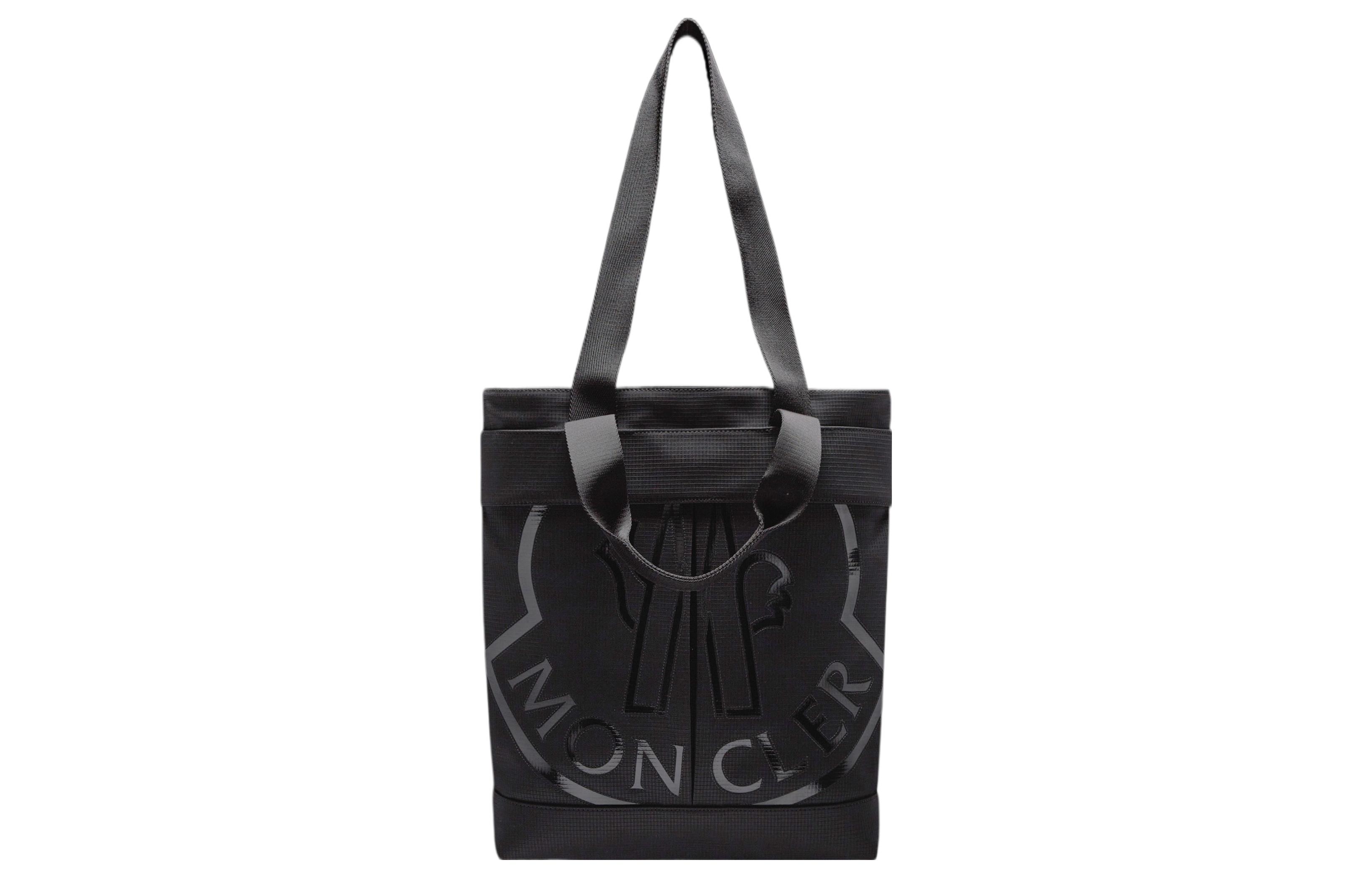 

Сумка-шоппер из разрезанной ткани, малого размера, мужская, черная Moncler