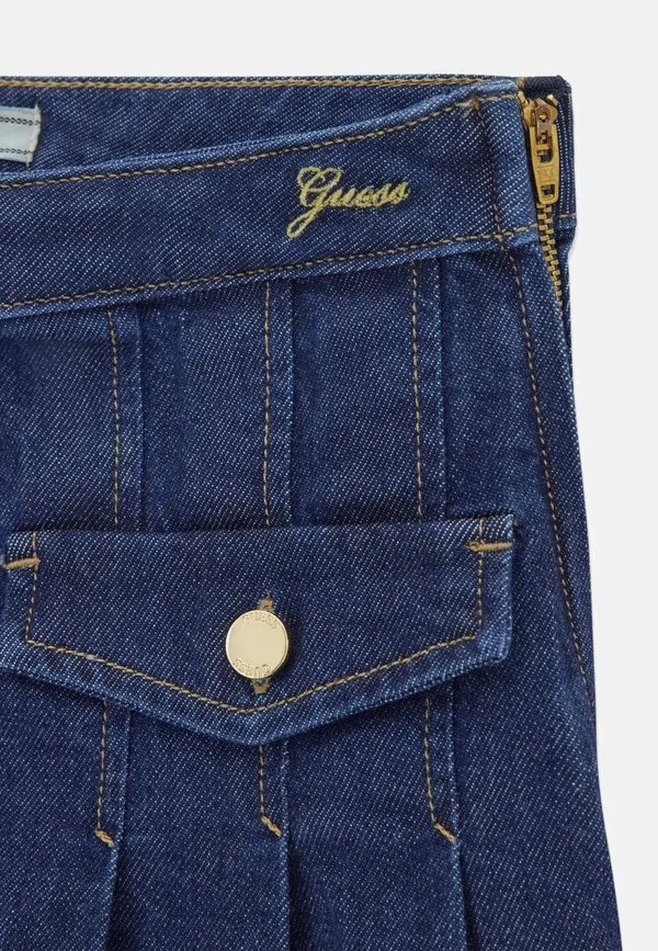Плиссированная юбка Guess, Blau — фото 3