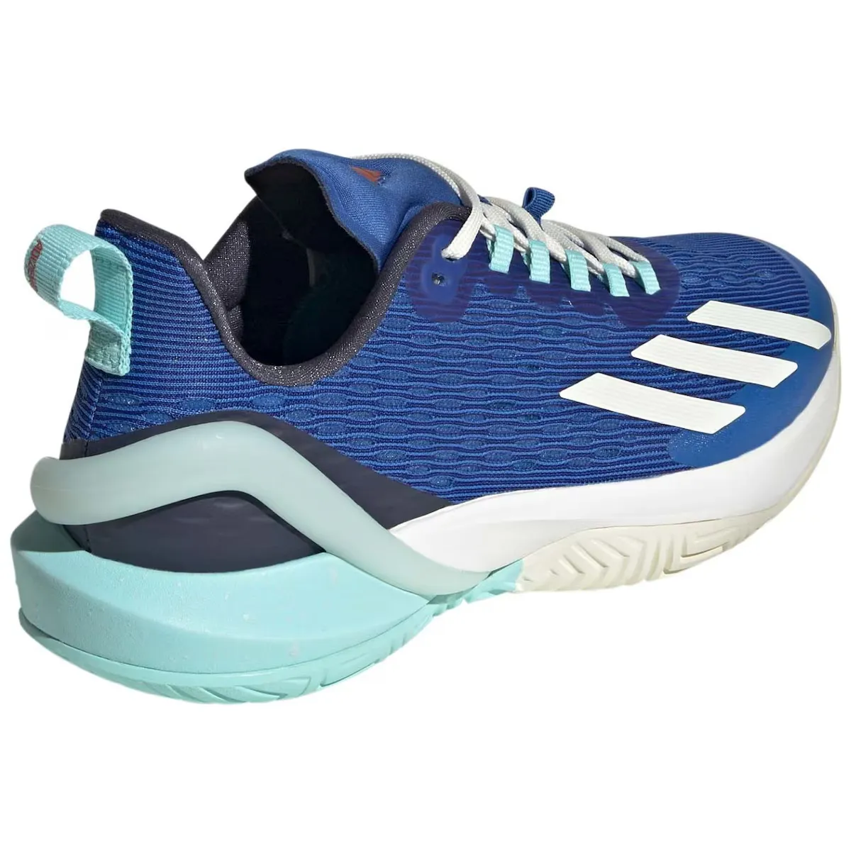 Женские теннисные кроссовки Adidas ADIZERO CYBERSONIC, синий/белый — фото 2