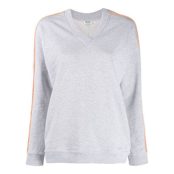 

Свитер back logo v neck sports hoodie white Kenzo, белый