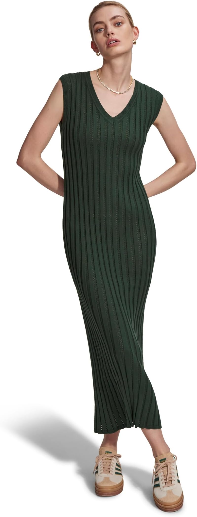 

Платье Varley Christine Knit Maxi Dress, цвет Forest Glade