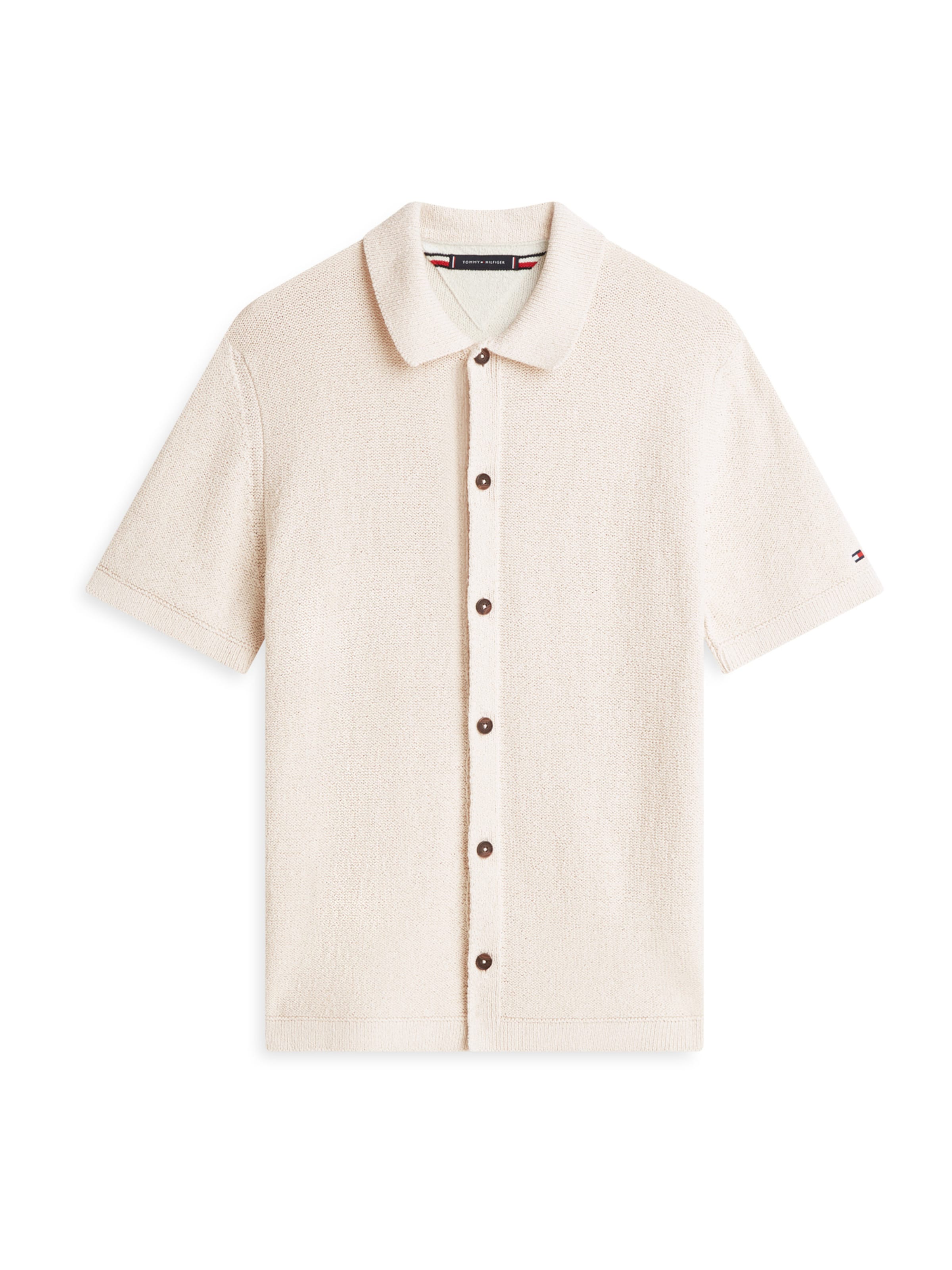 

TOMMY HILFIGER Рубашка на пуговицах Comfort Fit в светло-бежевом цвете