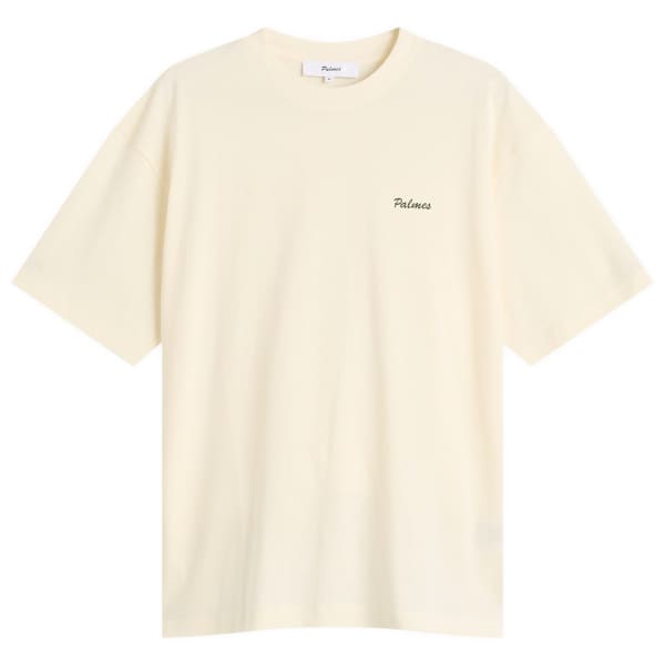 

Футболка с вышитым логотипом Palmes, off-белый
