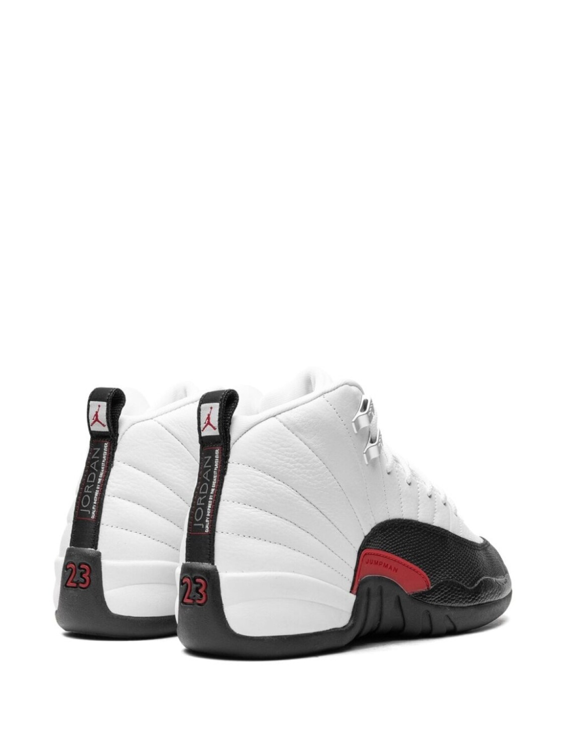 Jordan Kids кроссовки Air Jordan 12 «Red Taxi», белый — фото 3
