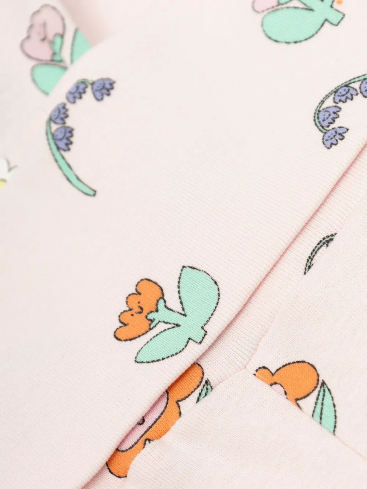 Комплект брюк с цветочным принтом Stella McCartney Kids, розовый — фото 3