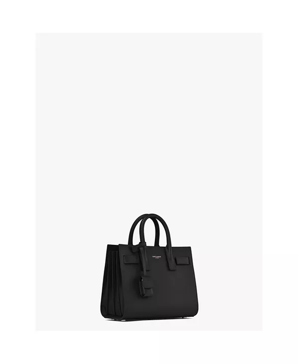 Сумка Sac de jour нано с верхней ручкой Saint Laurent, черный — фото 4