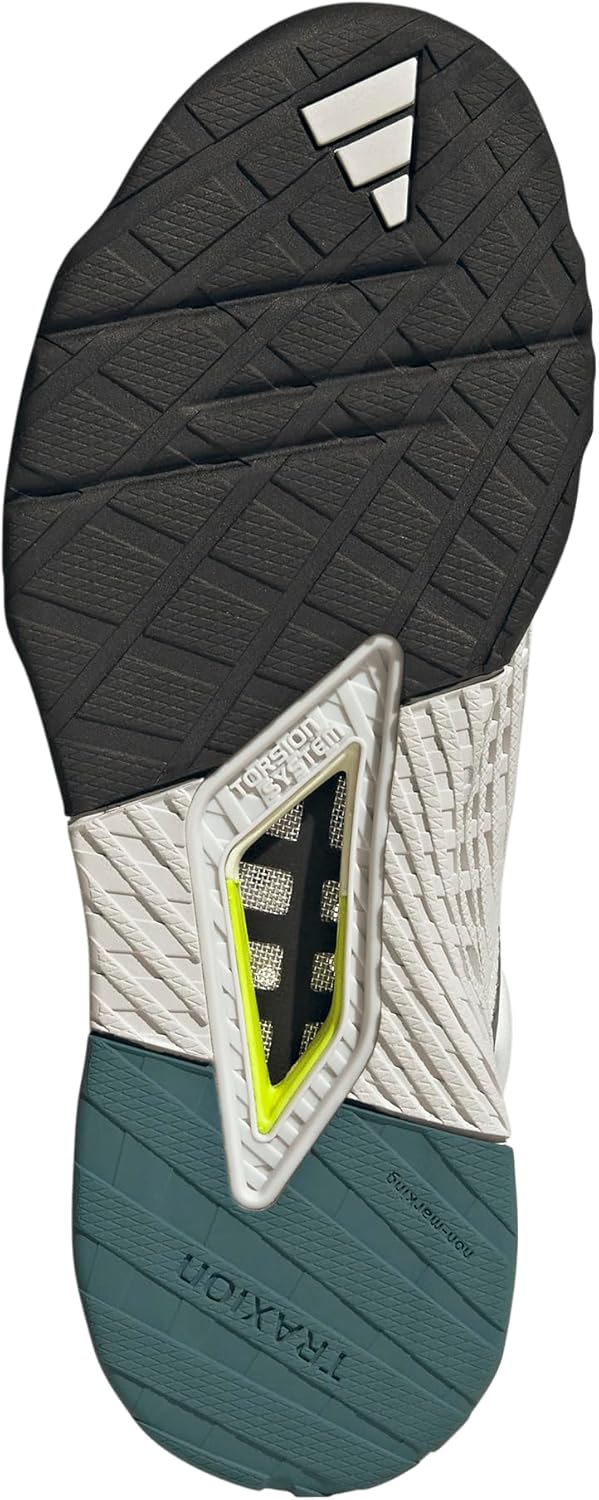 Кроссовки Adidas Unisex-Adult Dropset 3, белый/бирюзовый — фото 4