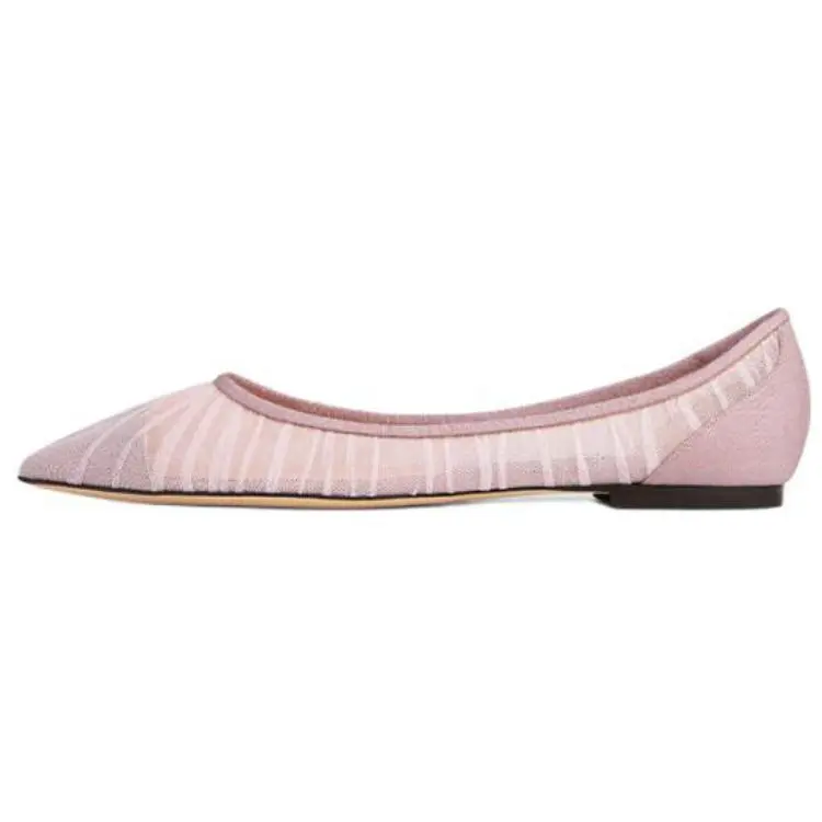Любовь Плоские Повседневные Туфли Женские Розовый Розовый Jimmy Choo