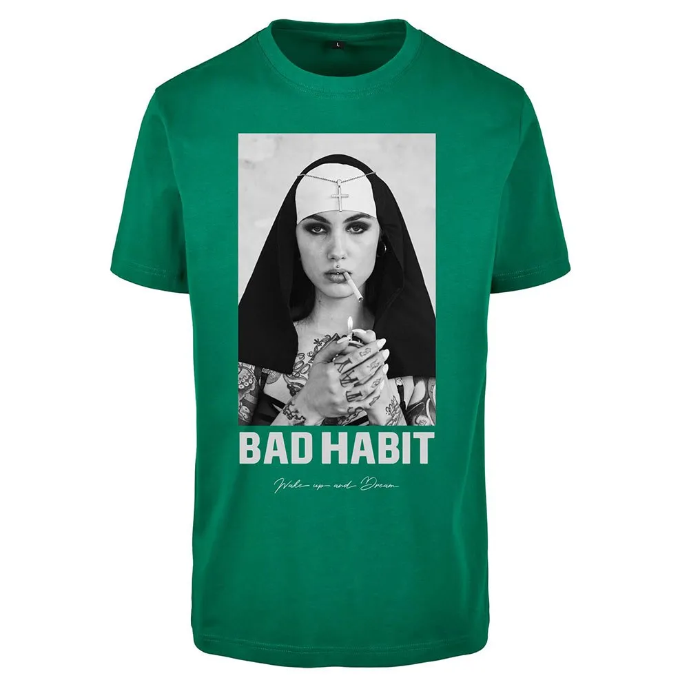 

Футболка с коротким рукавом Mister Tee Bad Habit, зеленый
