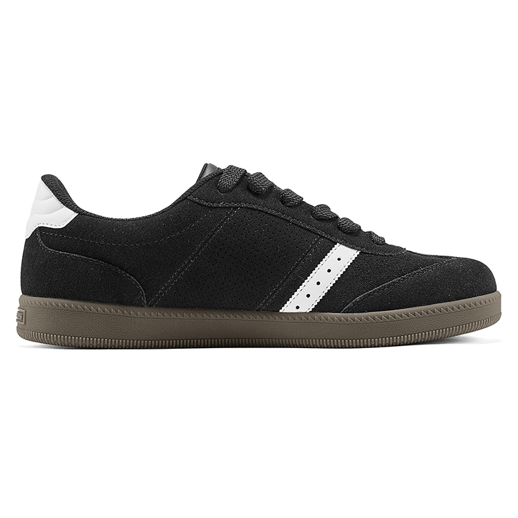 Skechers Kids Мальчиковые устойчивые к истиранию и скольжению низкие детские скейтбординг кроссовки Black — фото 2