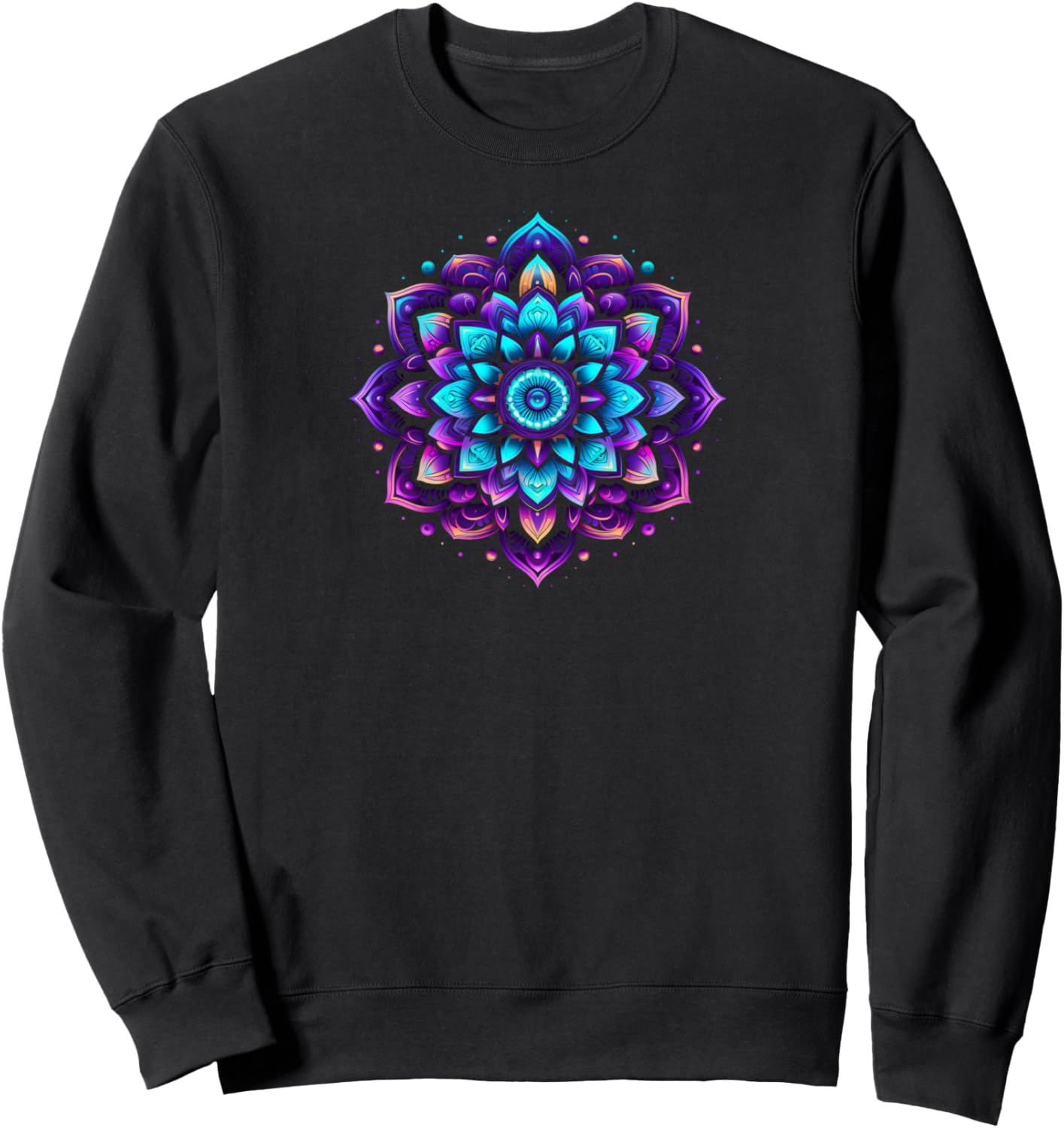 

Толстовка с изображением мандалы Mandala Apparel, черный