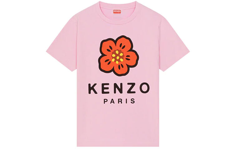 

X Nigo Женская футболка Boke Flower Loose, розовая Kenzo