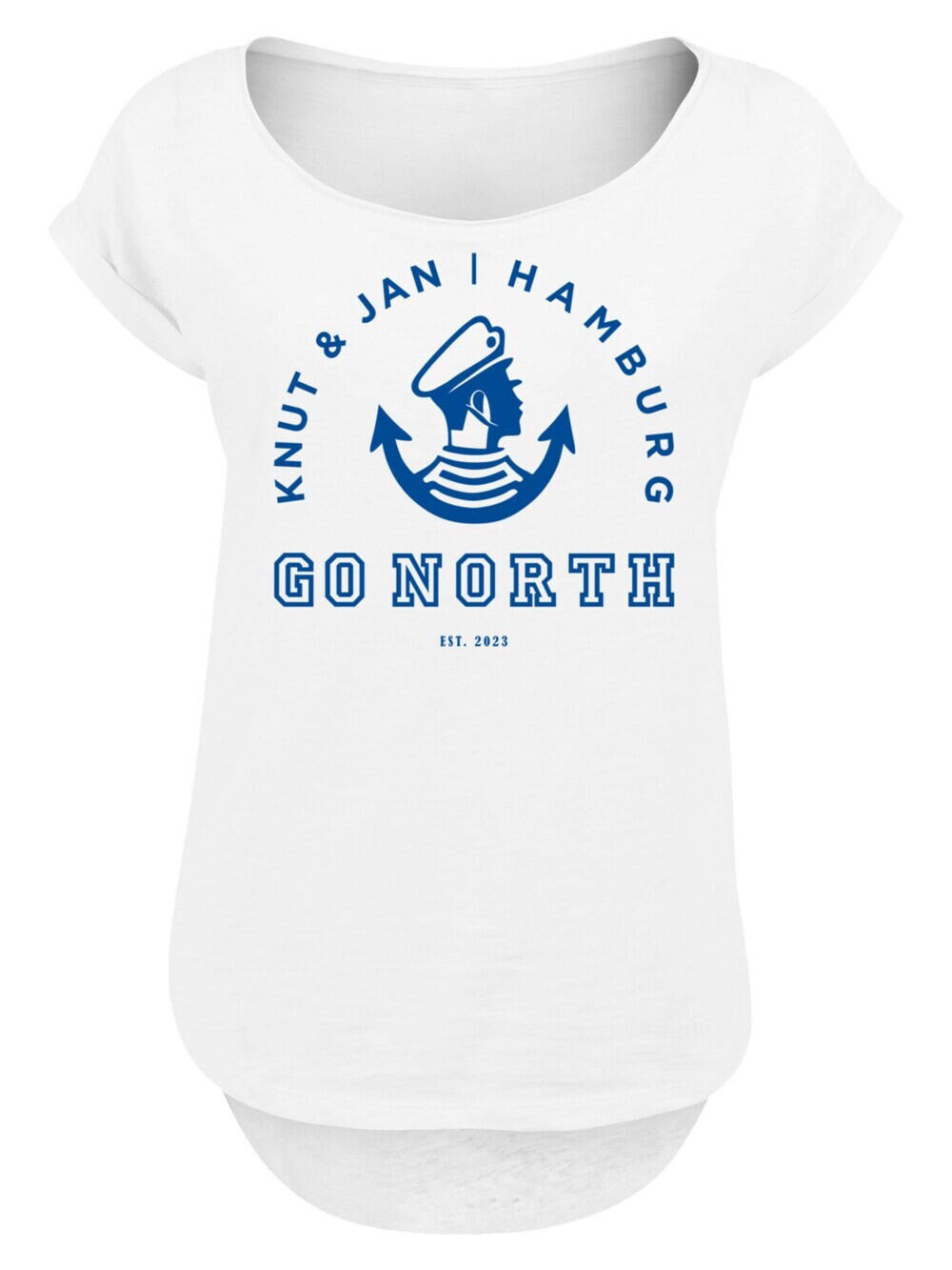

Рубашка F4NT4STIC Go North Knut & Jan Hamburg, белый