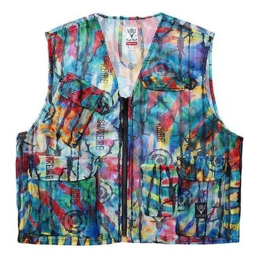 

Жилет x south2 west8 bush vest 'multi-color' Supreme, мультиколор