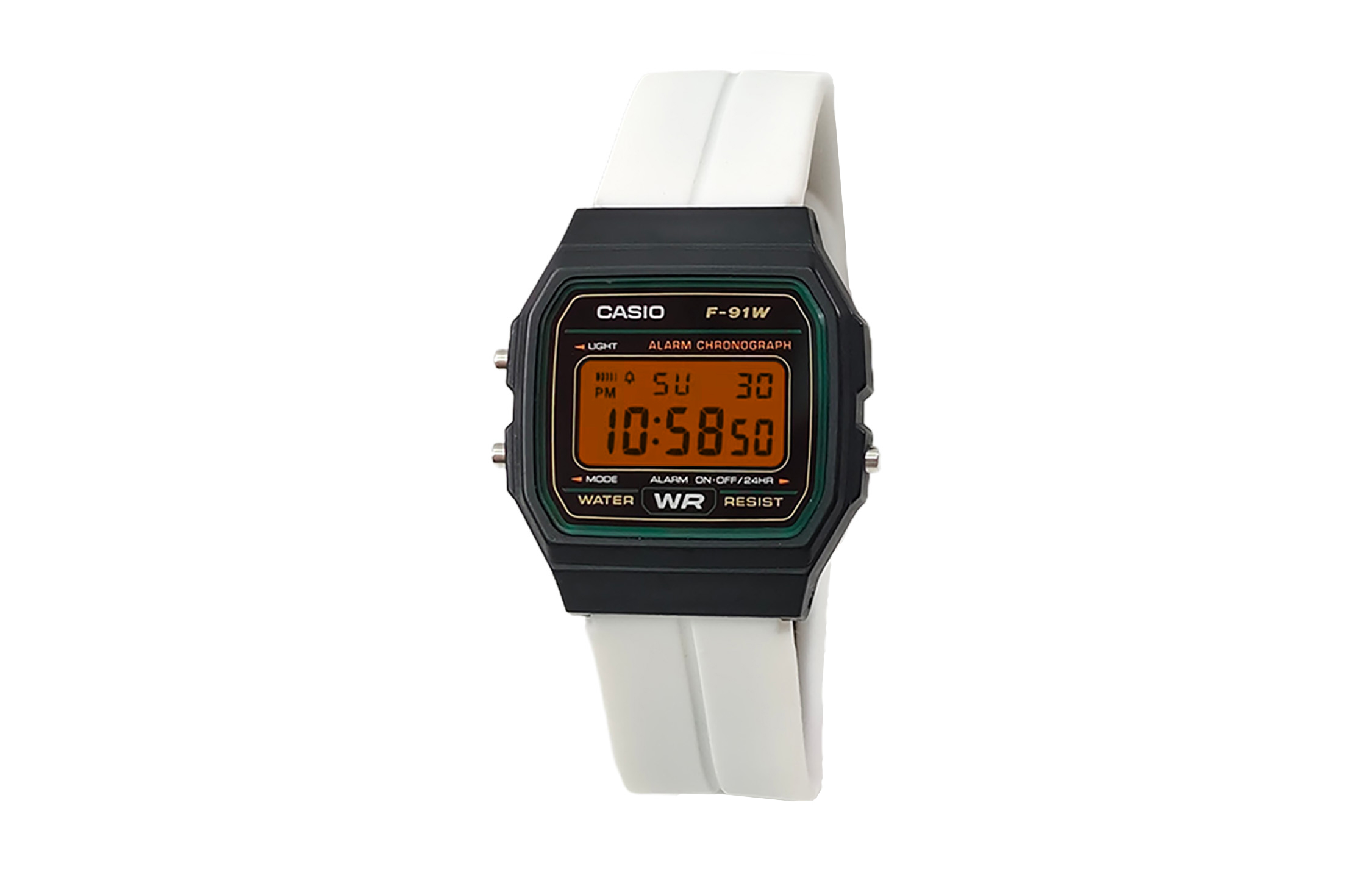 

CASIO Мужские часы Retrofit Series с кварцевым механизмом, стальной браслет, черный циферблат, Оранжевый, CASIO Мужские часы Retrofit Series с кварцевым механизмом, стальной браслет, черный циферблат