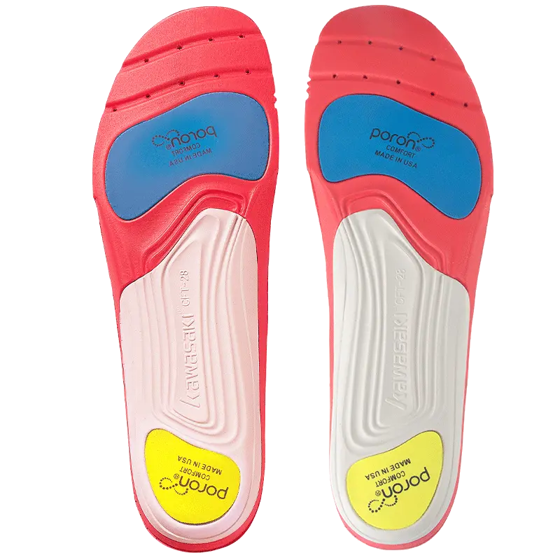 Кроссовки Аксессуар Унисекс Kawasaki, цвет 【Imported poron power insoles from the United States】Black and red