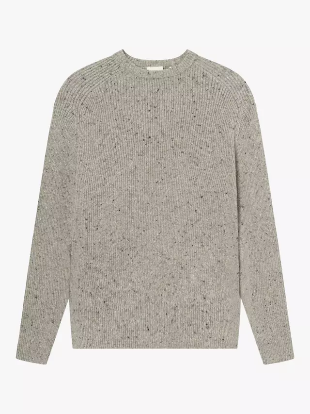 

Джемпер forét Cone Rib Knit, цвет light grey melangé