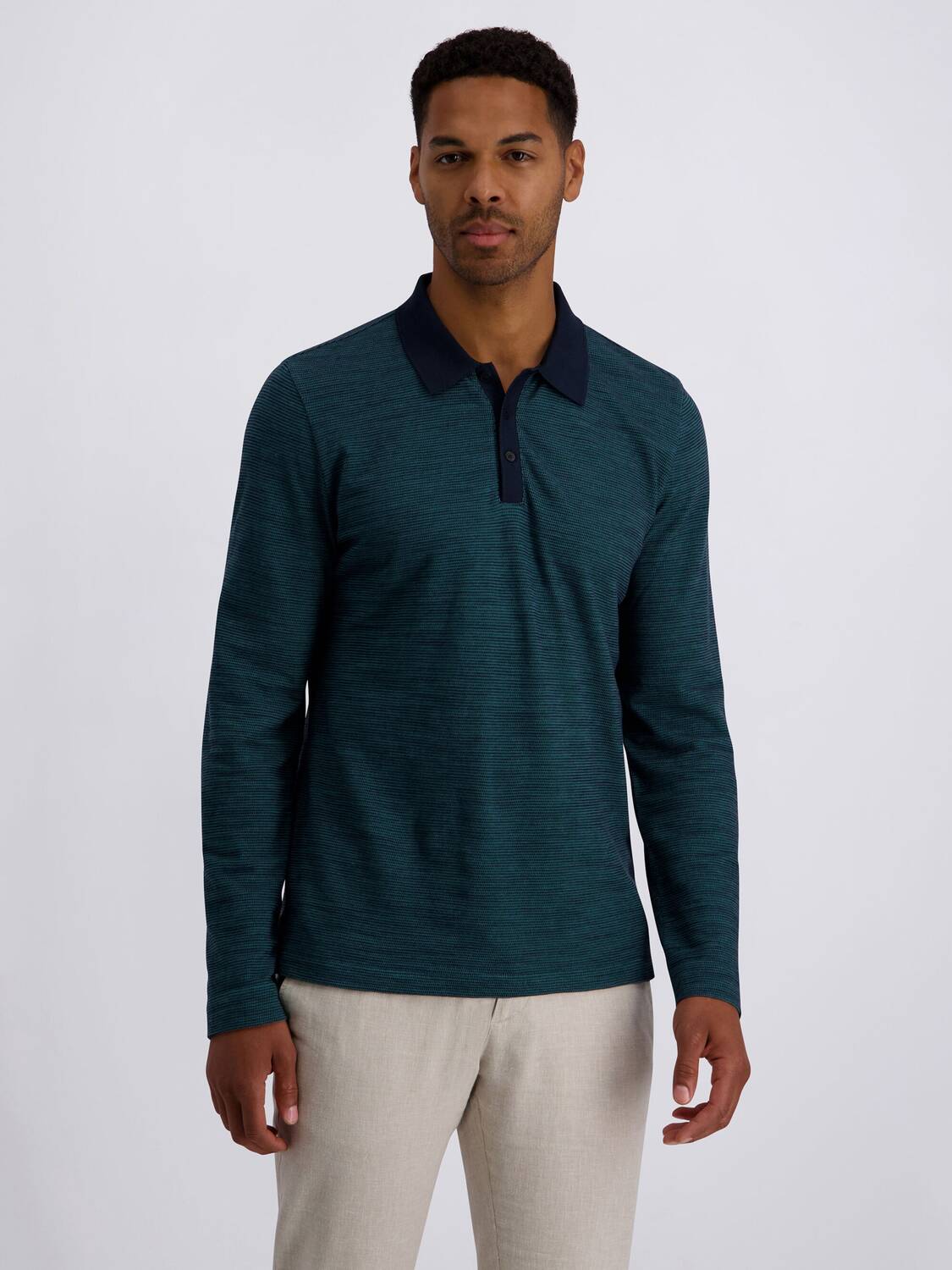 

PIERRE CARDIN Лонгслив в цвете petrol