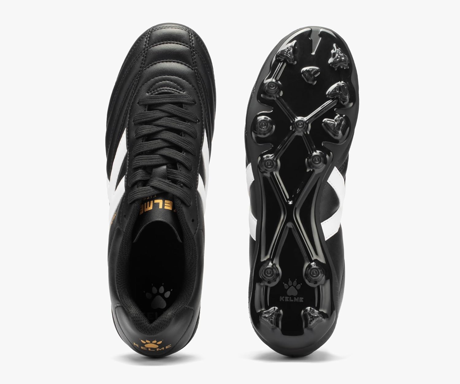 Мужские футбольные бутсы KELME Nebula, для твердого и искусственного покрытия, для игры в футбол, регби и бейсбол на улице, черный — фото 3