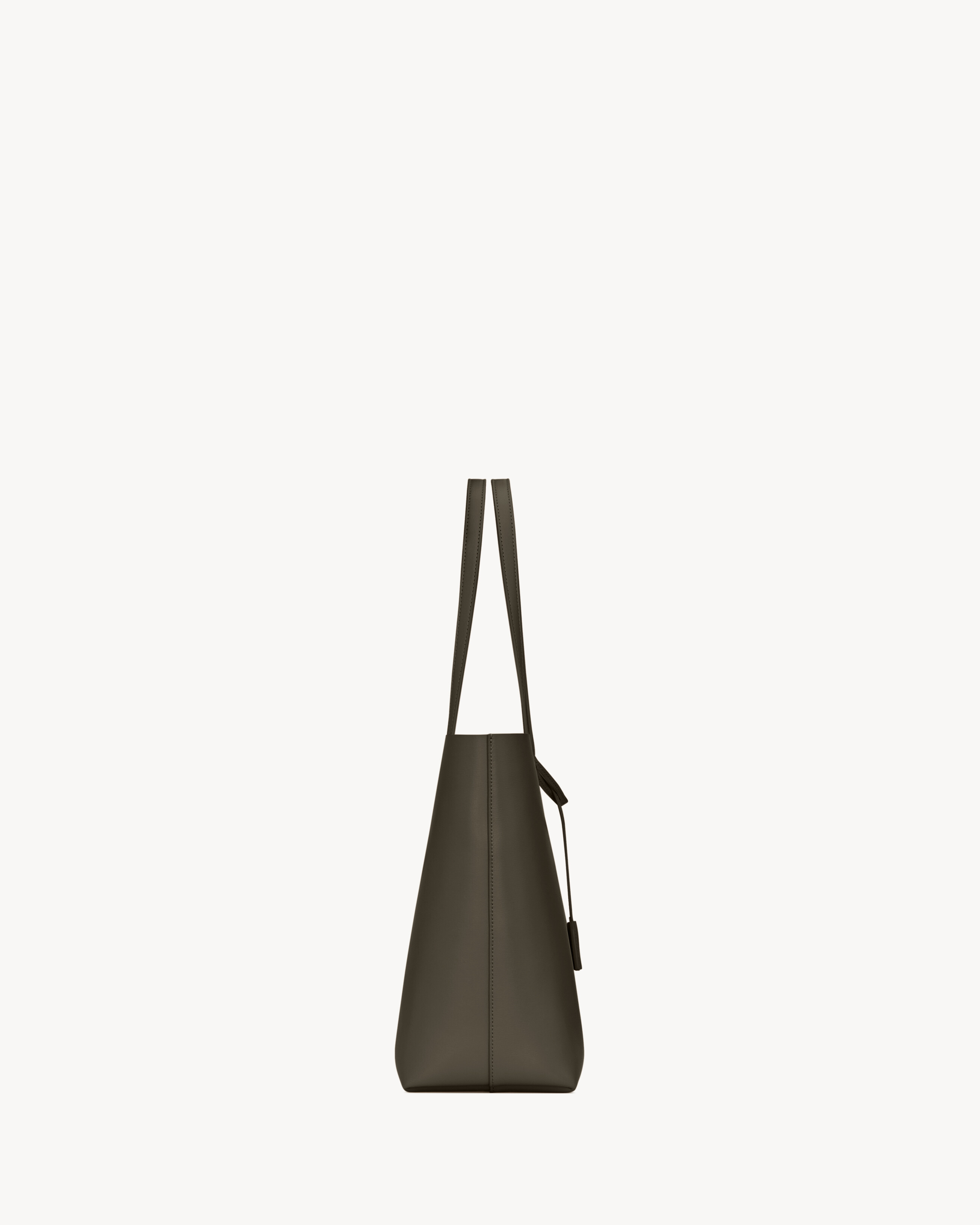 Сумка Shopping Saint Laurent из кожи, зеленый — фото 4