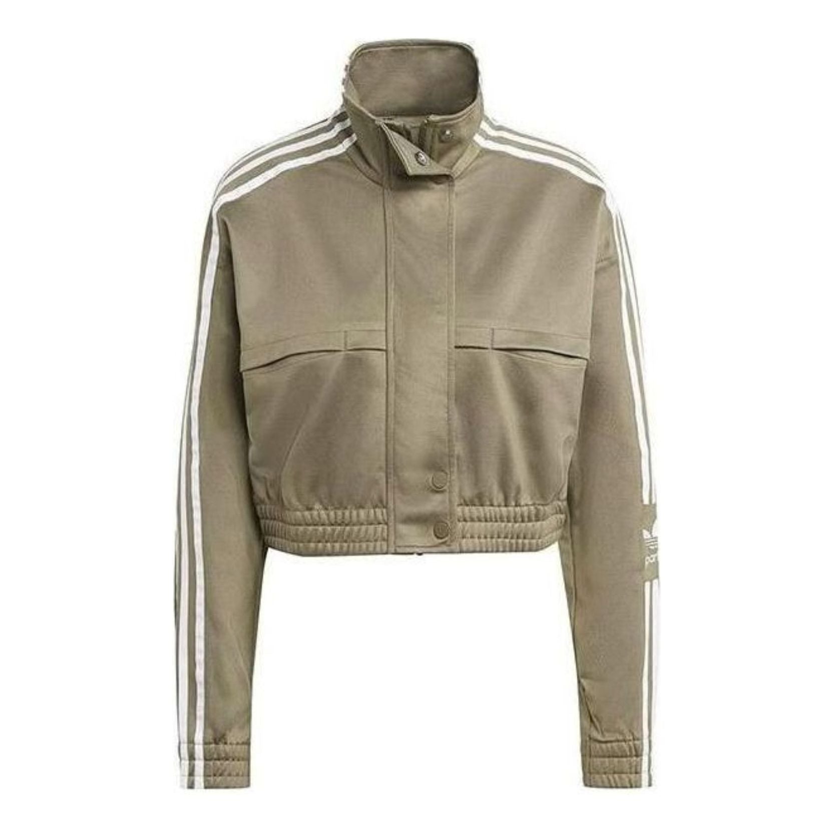 

(WMNS) Спортивная футболка Adidas 'Оливково-зеленый'