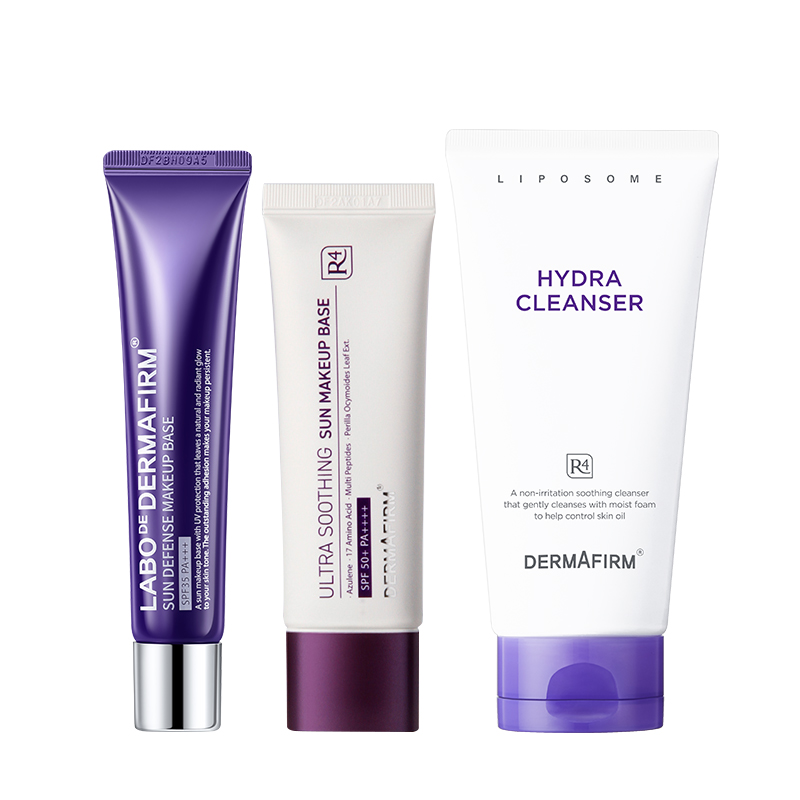 

Набор очищающего праймера perilla из 3 предметов: коррекция тона кожи, увлажнение, маскировка DERMAFIRM+