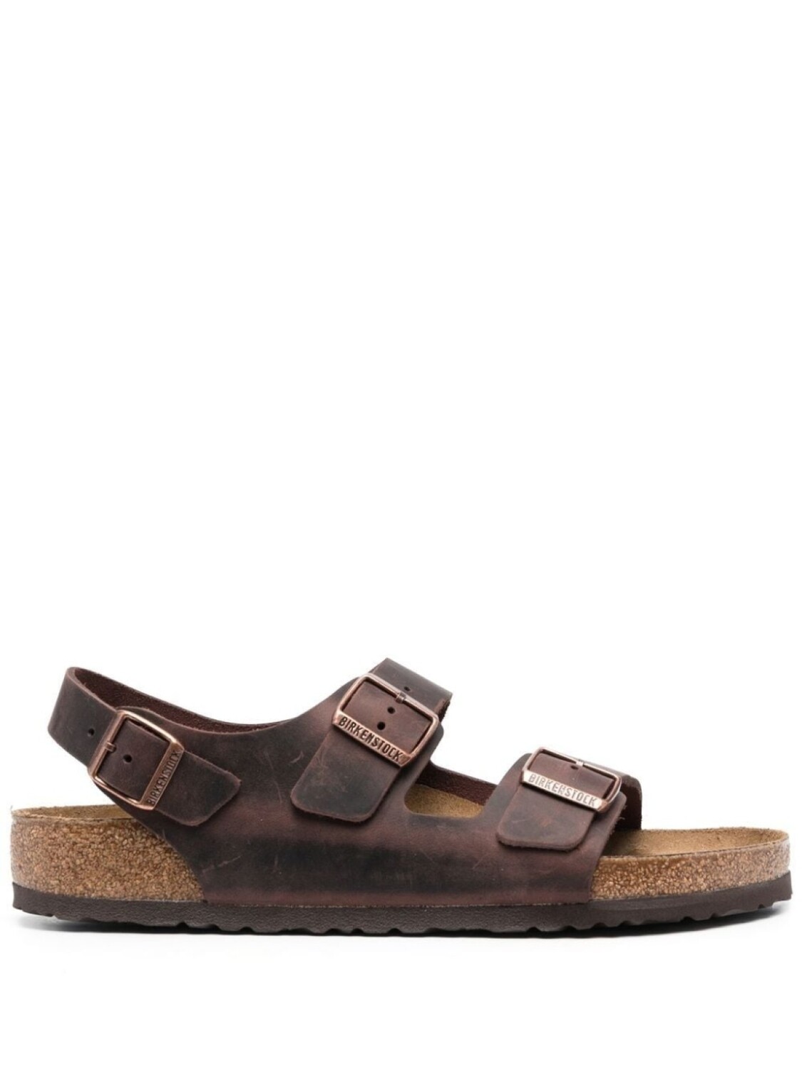 

Birkenstock сандалии Milano с ремешками, коричневый