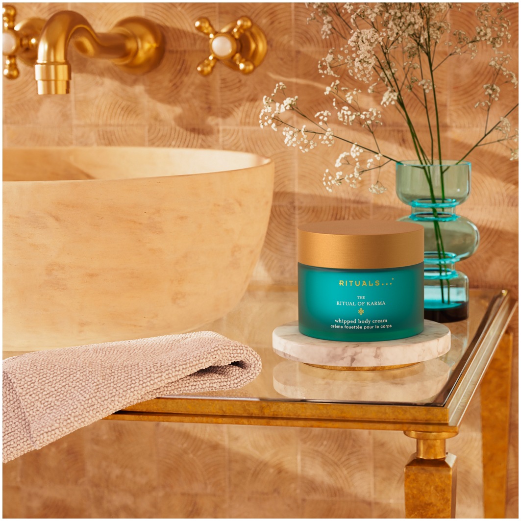 Крем для тела the ritual of karma 48h hydrating body cream Rituals, объем 220 мл — фото 4