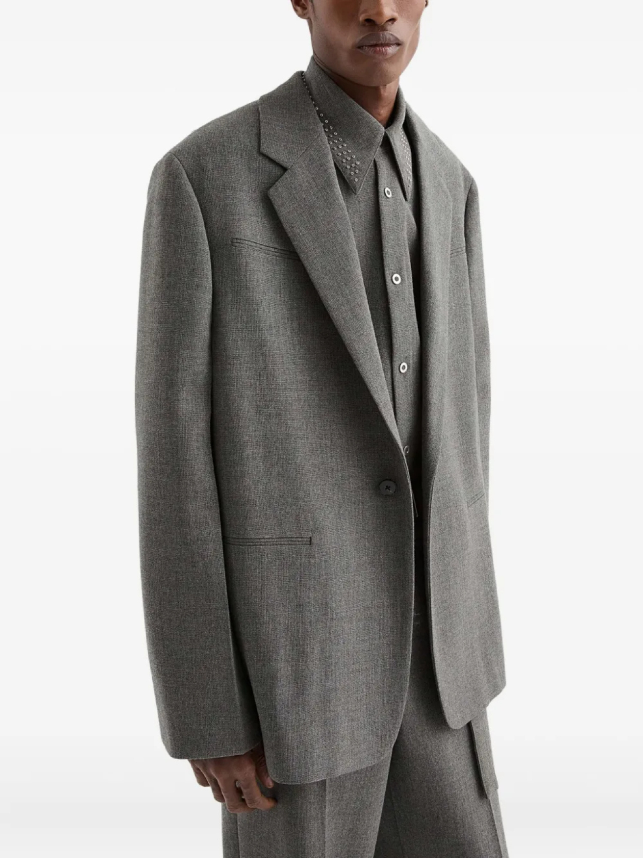 

Jil Sander шерстяной пиджак, серый