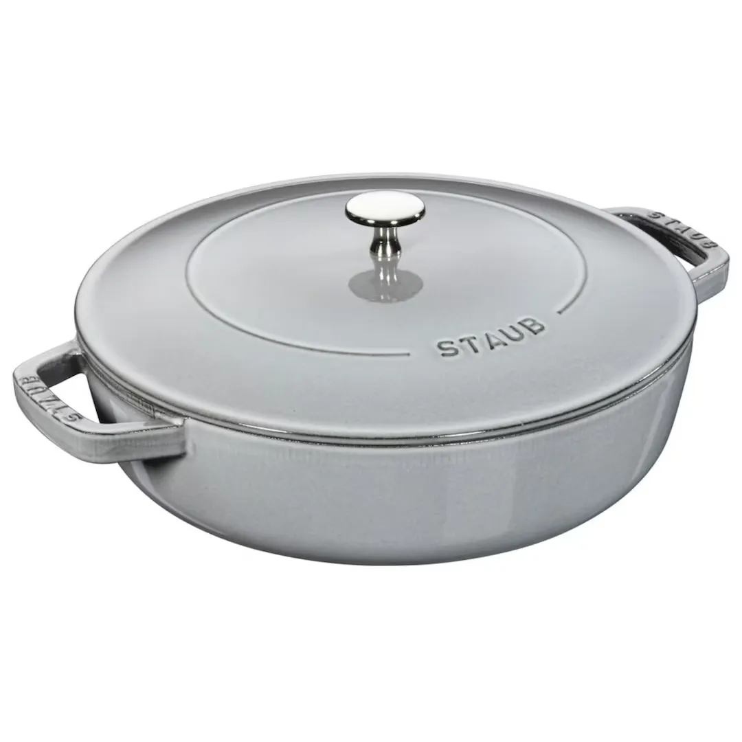 

Сотейник Staub Chistera, чугун, 2.4 л, 24 см, темно-серый