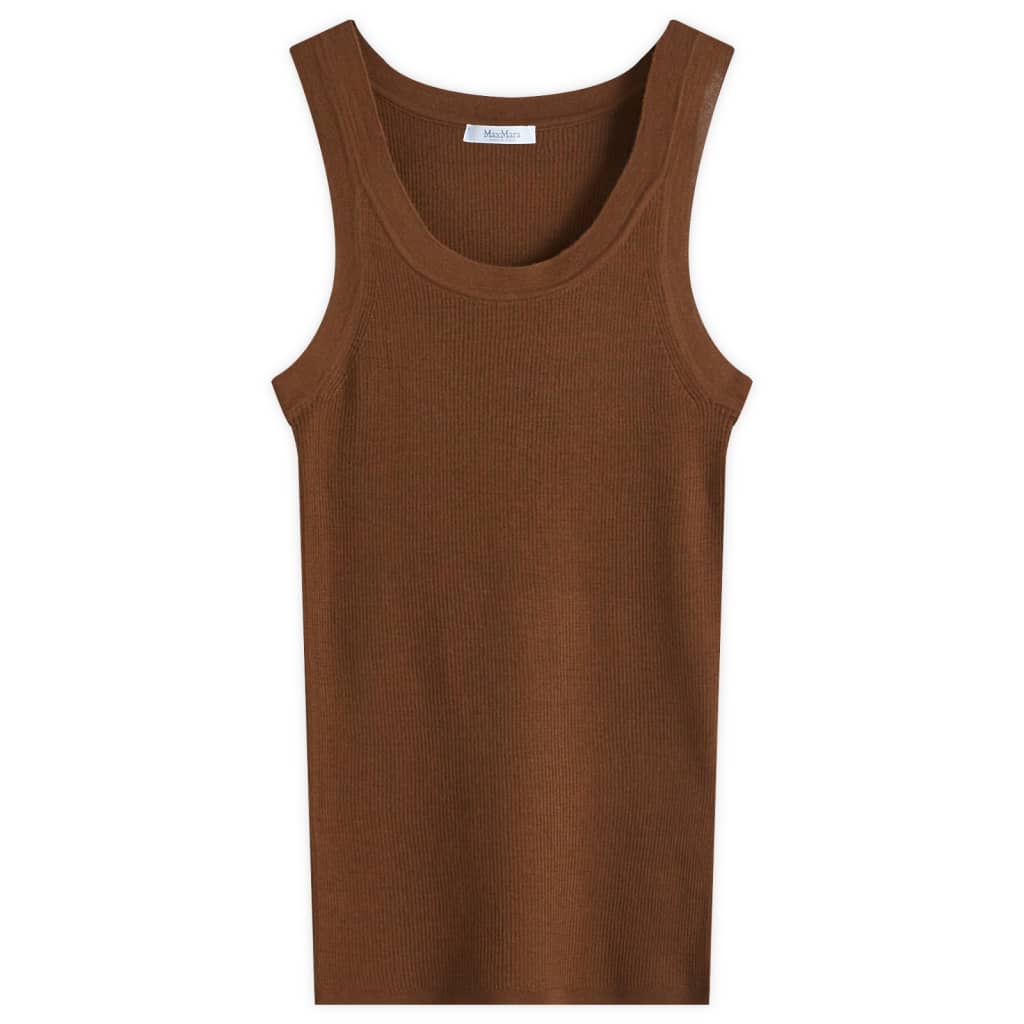 

Топ из шерсти Eliadi Max Mara, цвет tobacco