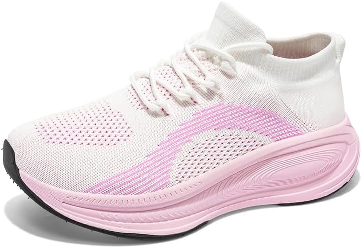 

Мужские дышащие сетчатые слипоны с регулируемой посадкой, повседневные туфли с толстой подошвой, легкие и нескользящие кроссовки, подходящие для ежедневной ходьбы и занятий спортом Igzbibg, красный