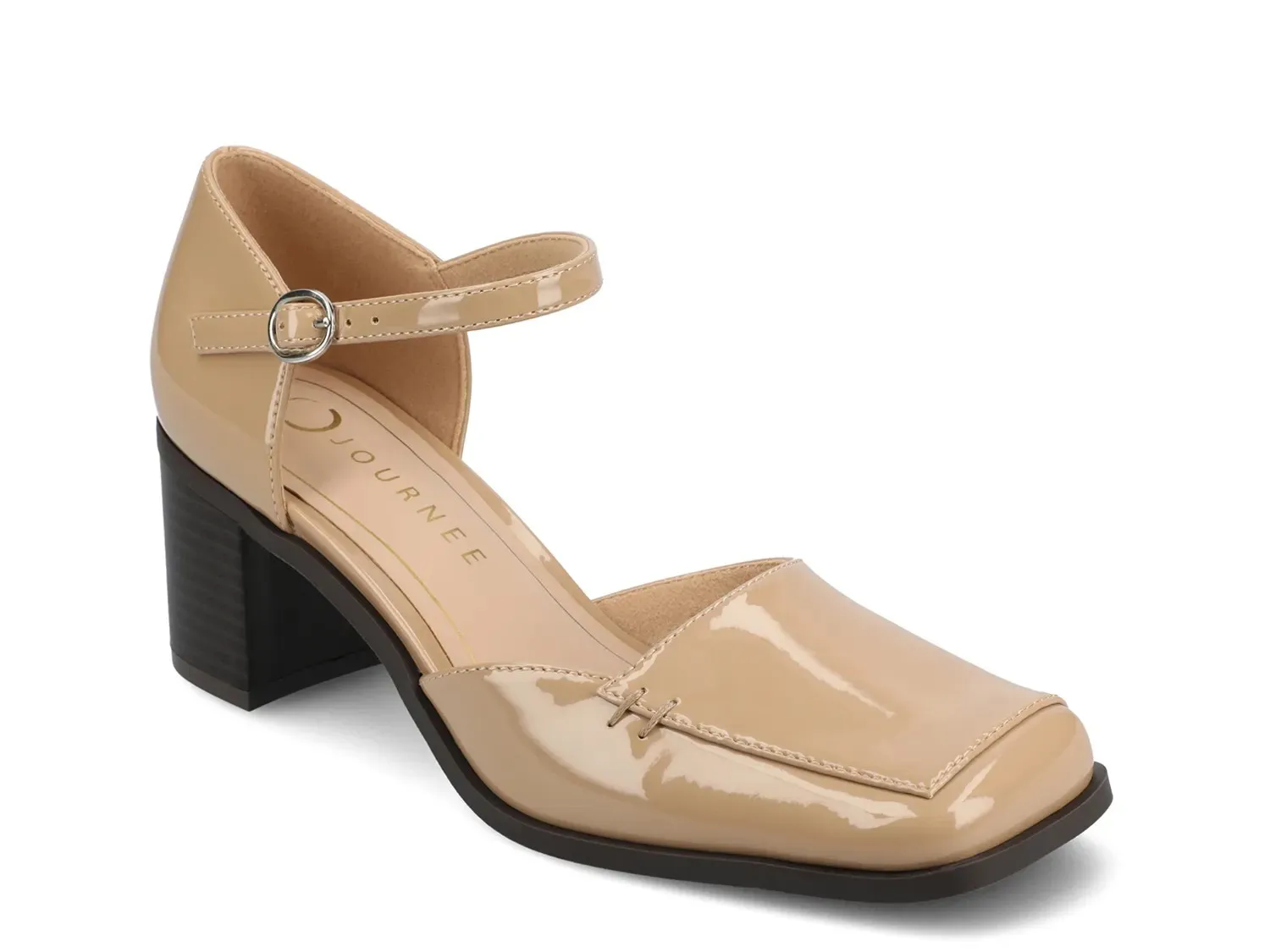 Туфли-лодочки Evangeline Pump от Journee Collection, светло-коричневые
