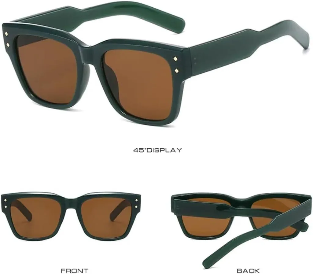 

Солнцезащитные очки с защитой UV400 | Градиентные линзы Rivets | Для женщин и мужчин | Для занятий спортом на открытом воздухе и вождения LXLHWN, Green Tea