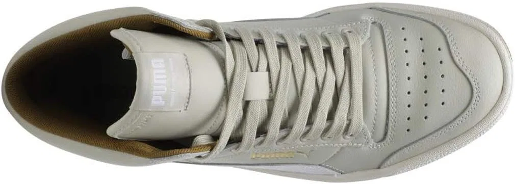 Женские кроссовки Puma Ralph Sampson белого/розового цвета средней высоты — фото 4