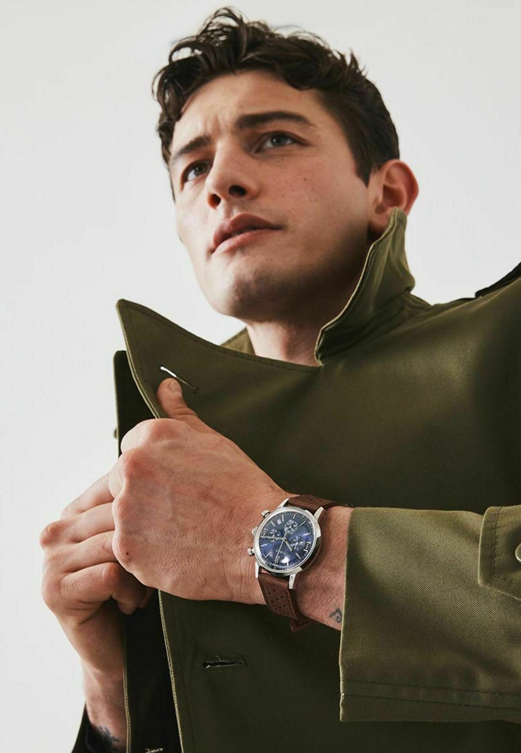 

Часы с хронографом MARLIN Timex, коричневый