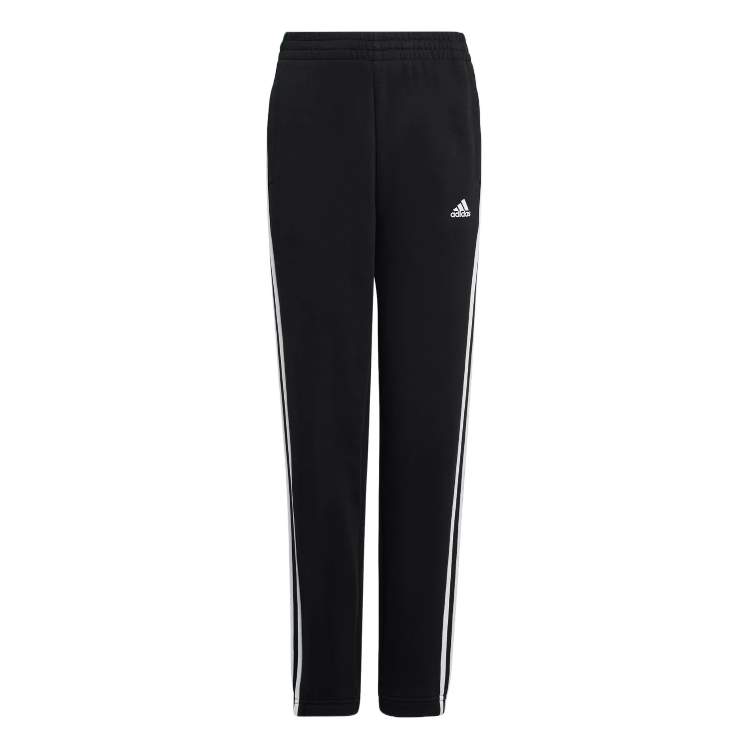 Детские трикотажные спортивные штаны Adidas черно-белые